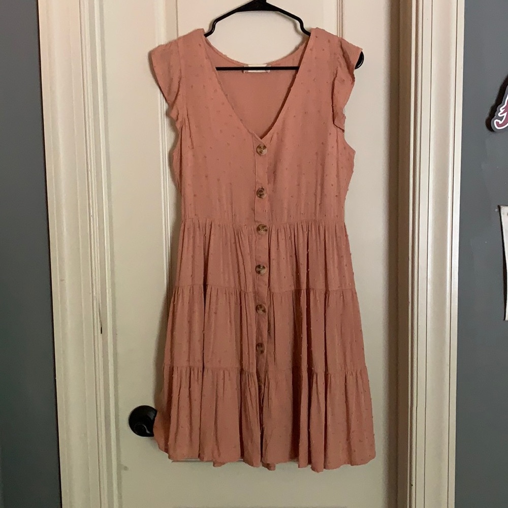 light pink/beige altard state dress